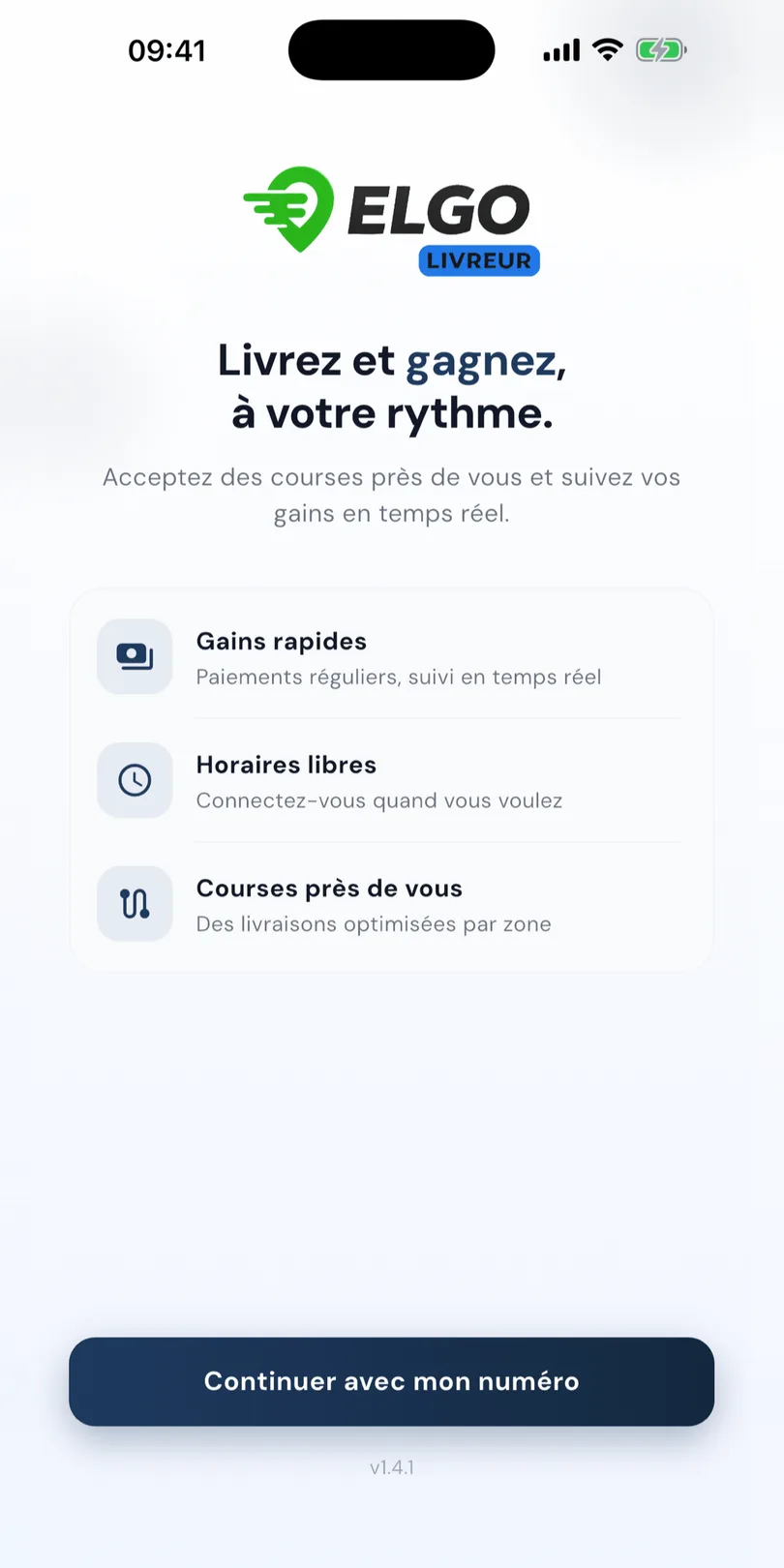 L’application Elgo Livreur : livrez et gagnez, à votre rythme